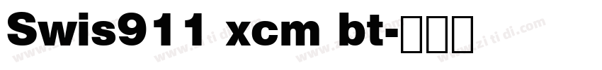 Swis911 xcm bt字体转换